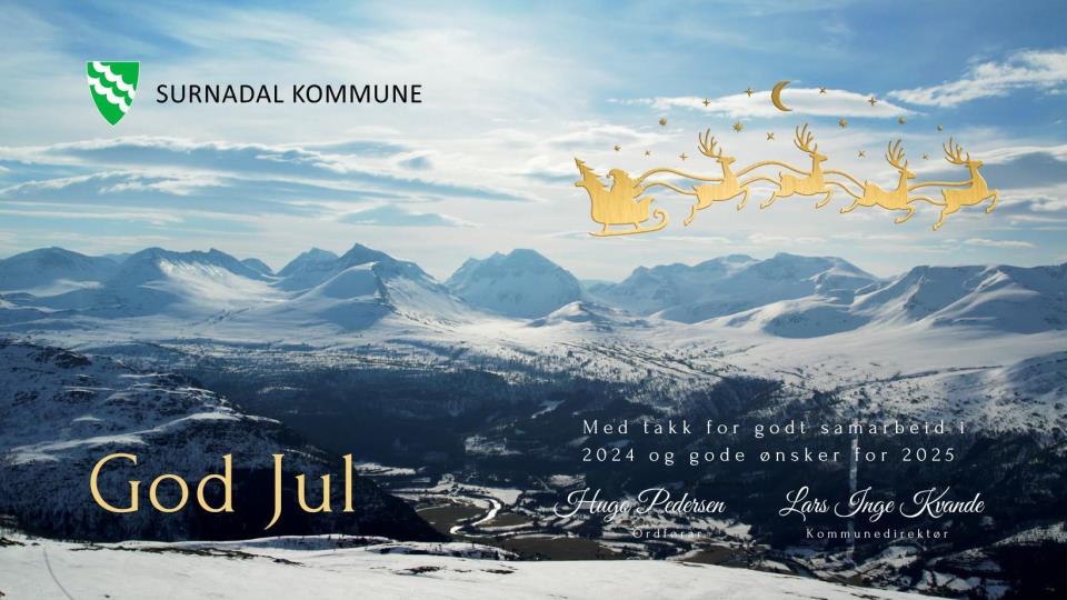 Lenke til artikkel: Julehelsing frå ordføraren