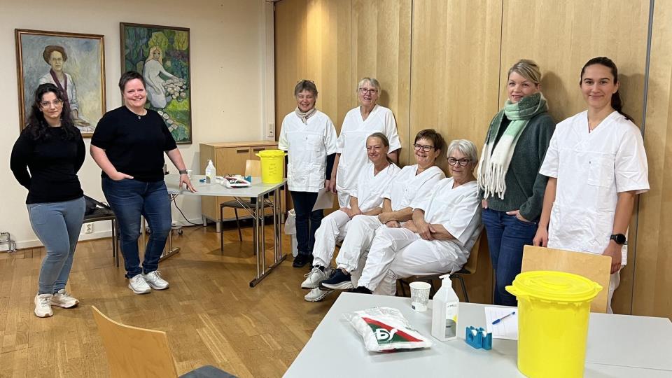Lenke til artikkel: Oppsamlingsdag med korona- og influensavaksinering på Helsestasjonen