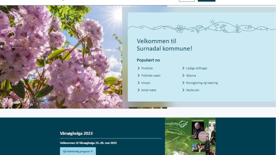 Lenke til artikkel: Nytt design på heimesida