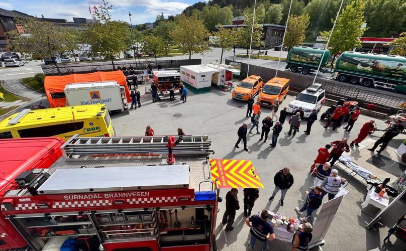 Lenke til artikkel: Surnadal kommune og beredskapsaktørane øvde på situasjonar i krise og krig